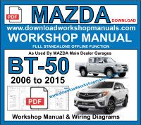 Mazda BT50 Workshop Repair Manual pdf